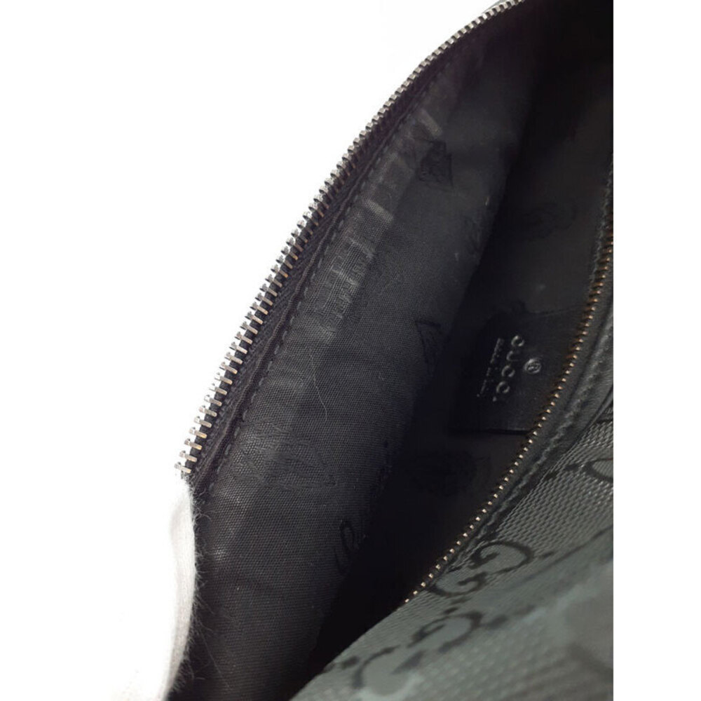 Gucci Crossbody Bum Bag Black GG Belt Imprime Body - Picture 4 of 9